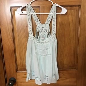 Light blue Flowy tank